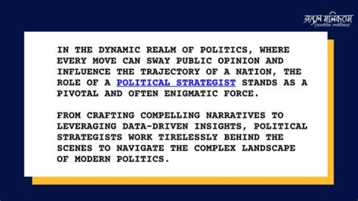 Discoveries And Insights For The Political Strategist