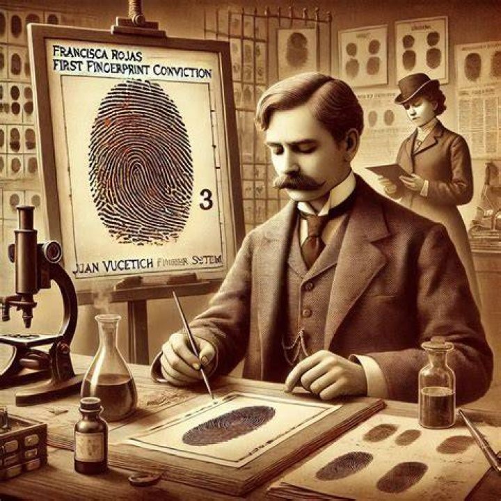 First fingerprinting in the world colonial India
